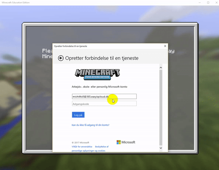 Minecraft_Education_login_Office365